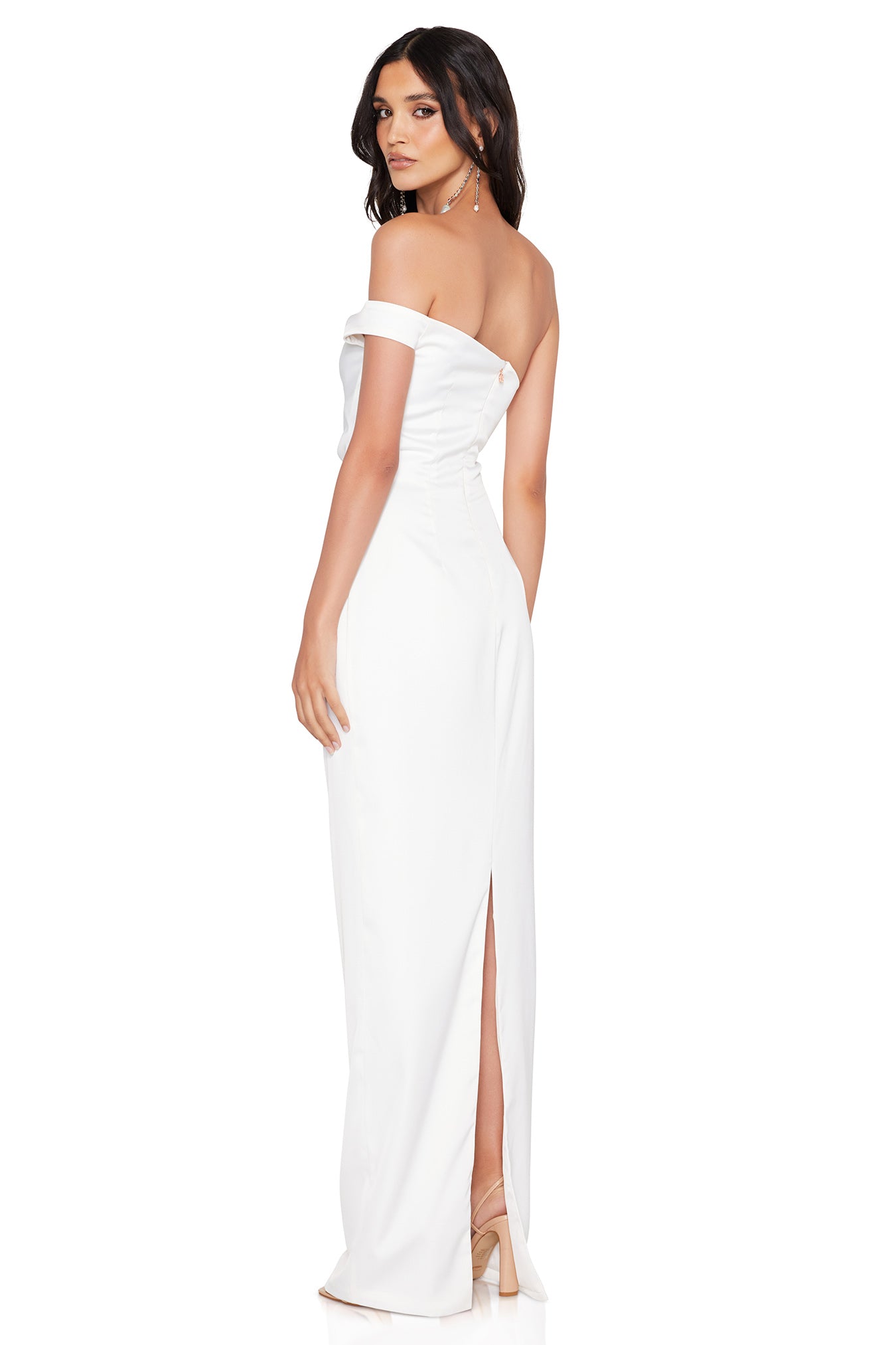 Nookie Pallisade Gown - White - SHOPJAUS - JAUS