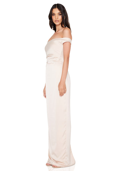 Nookie Pallisade Gown - Nude - SHOPJAUS - JAUS