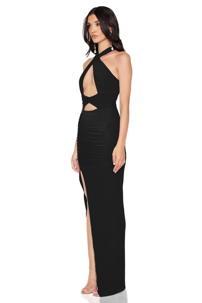 Nookie Intrigue Gown - Black - SHOPJAUS - JAUS