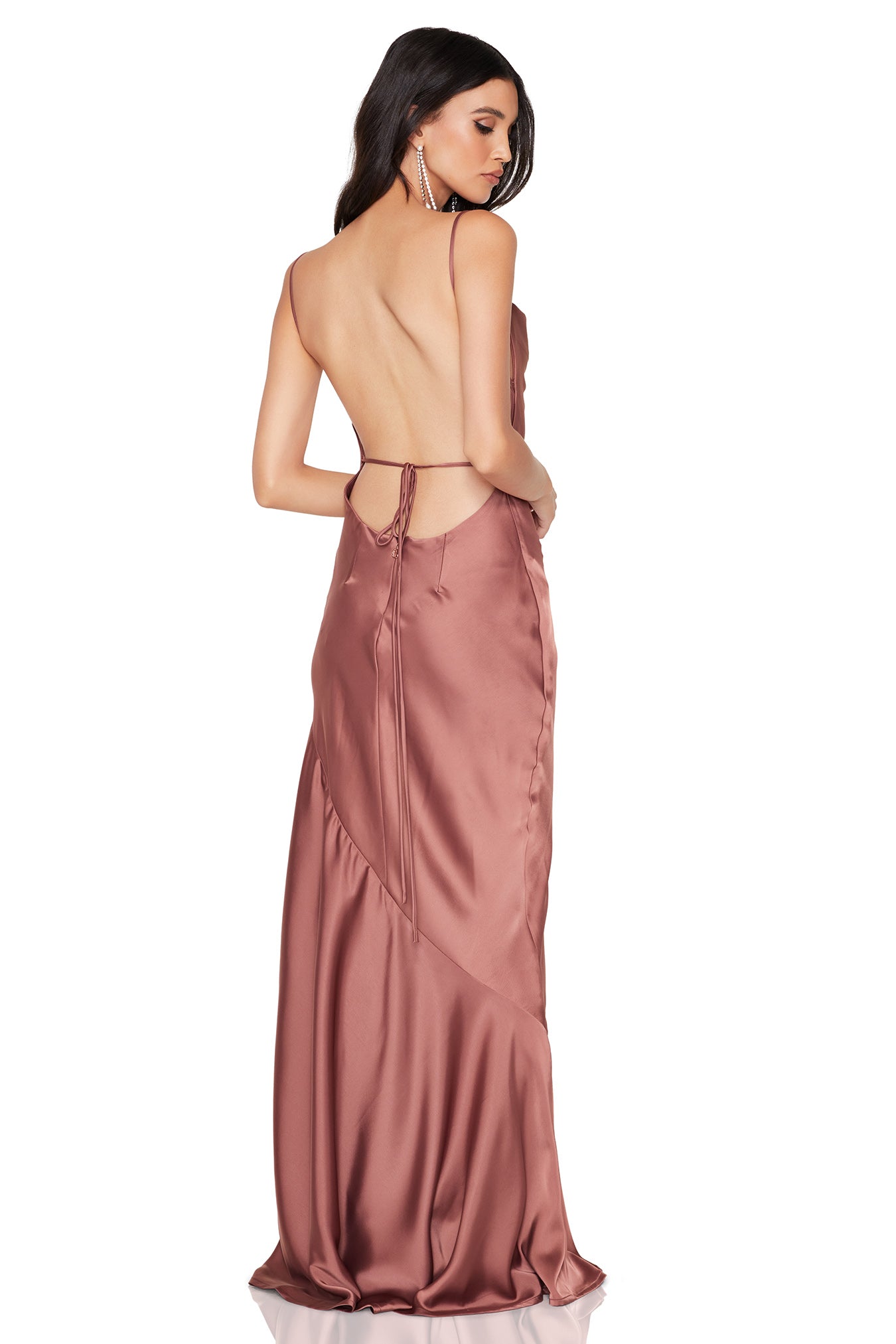 Nookie Entice Drape Gown - Mocha - SHOPJAUS - JAUS