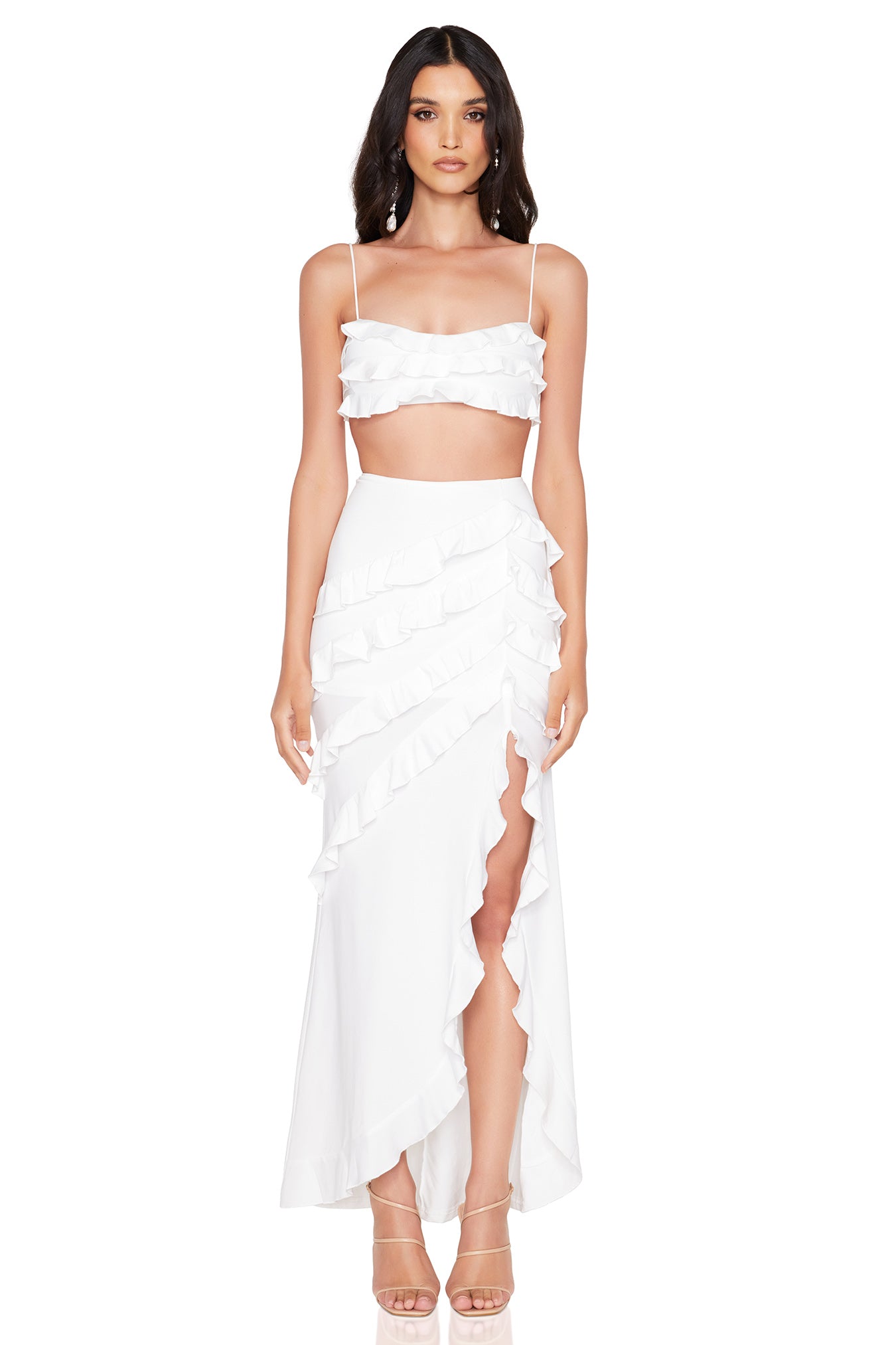 Nookie Kennedy Skirt - White - SHOPJAUS - JAUS