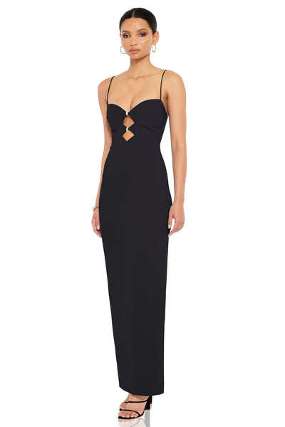 Nookie Muse Gown - Black - SHOPJAUS - JAUS