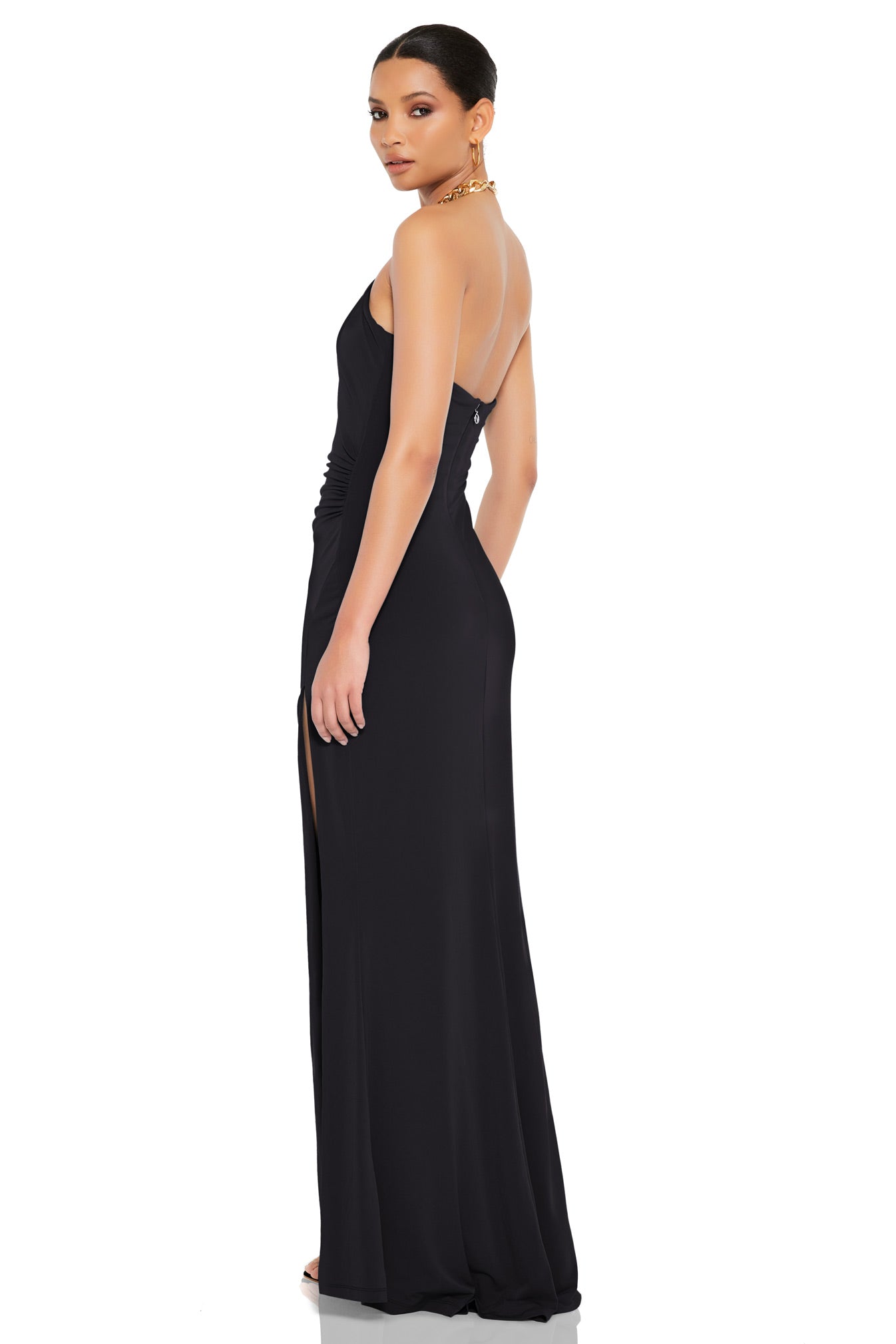 Nookie Captivate Halter Gown - Black - SHOPJAUS - JAUS