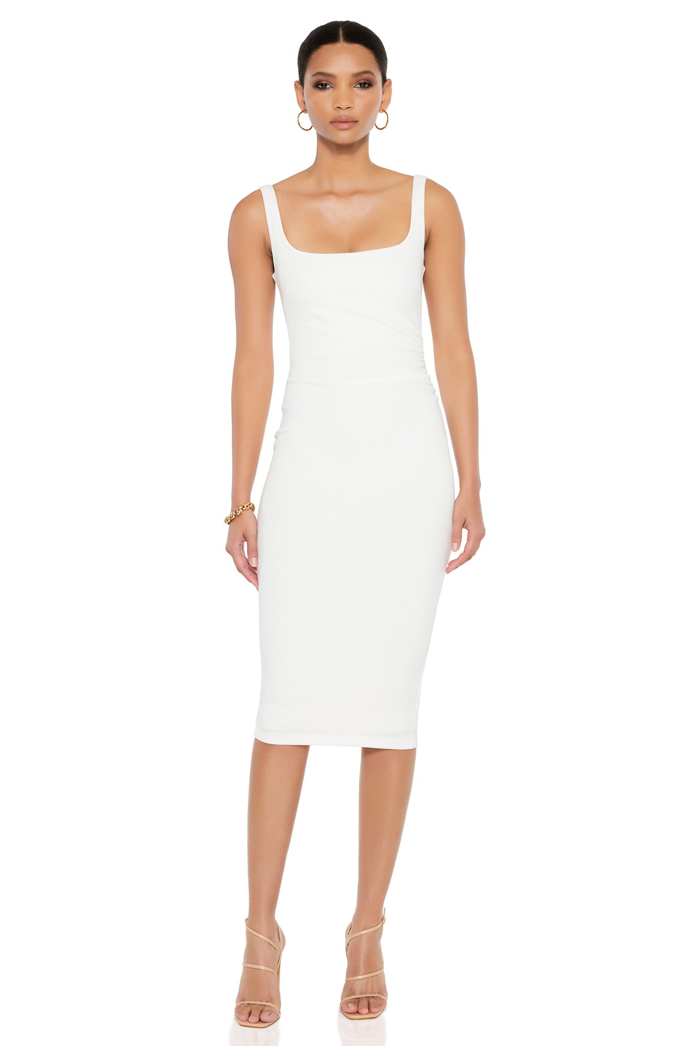 Nookie Glory Midi Dress - Ivory - SHOPJAUS - JAUS