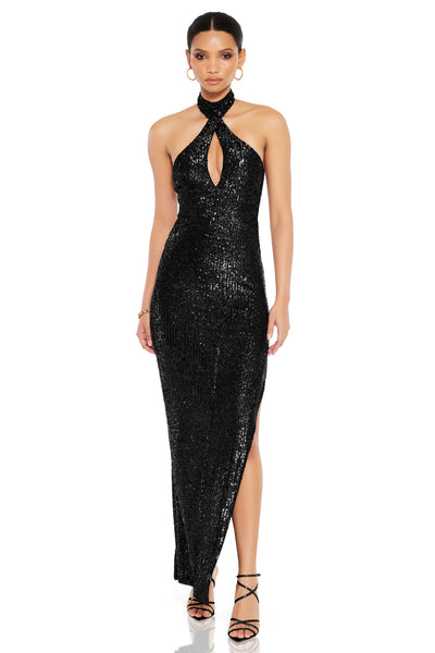 Nookie Elite Gown - Black - SHOPJAUS - JAUS