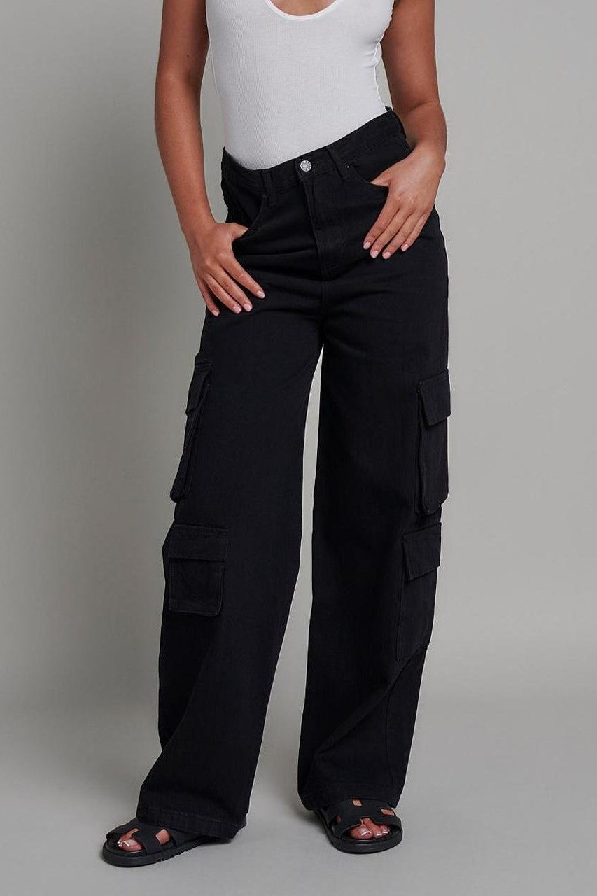 Karta Cargo Pant - Black - SHOPJAUS - JAUS