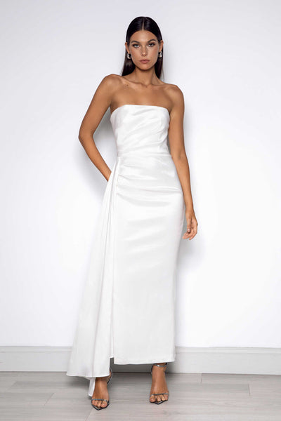 Paulina Dress - White - SHOPJAUS - JAUS