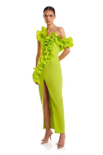 Rosanna Dress - Lime