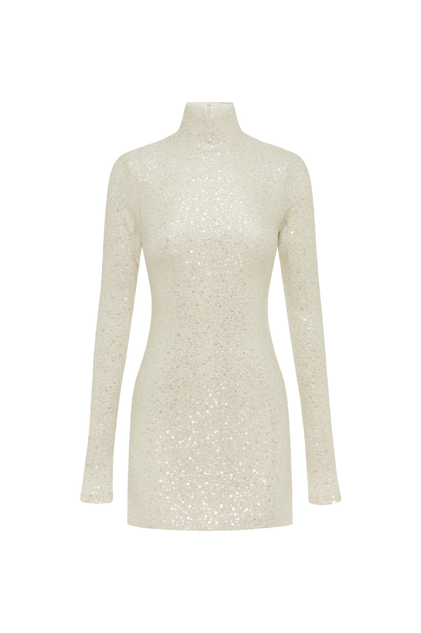 Khloe Mini Dress - Champagne