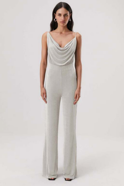 Misha Moyra Pantsuit - Silver Cloud - SHOPJAUS - JAUS