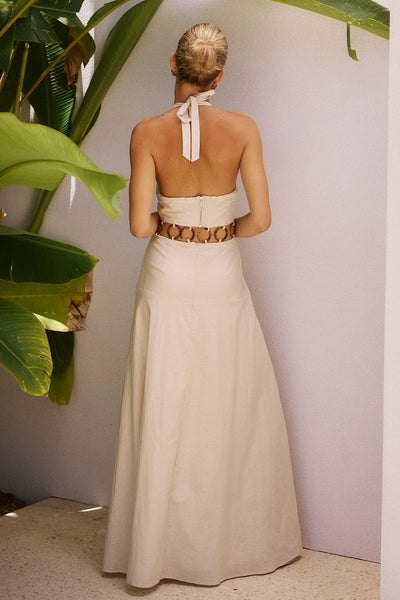 Rafini Maxi Dress - Sand - SHOPJAUS - JAUS