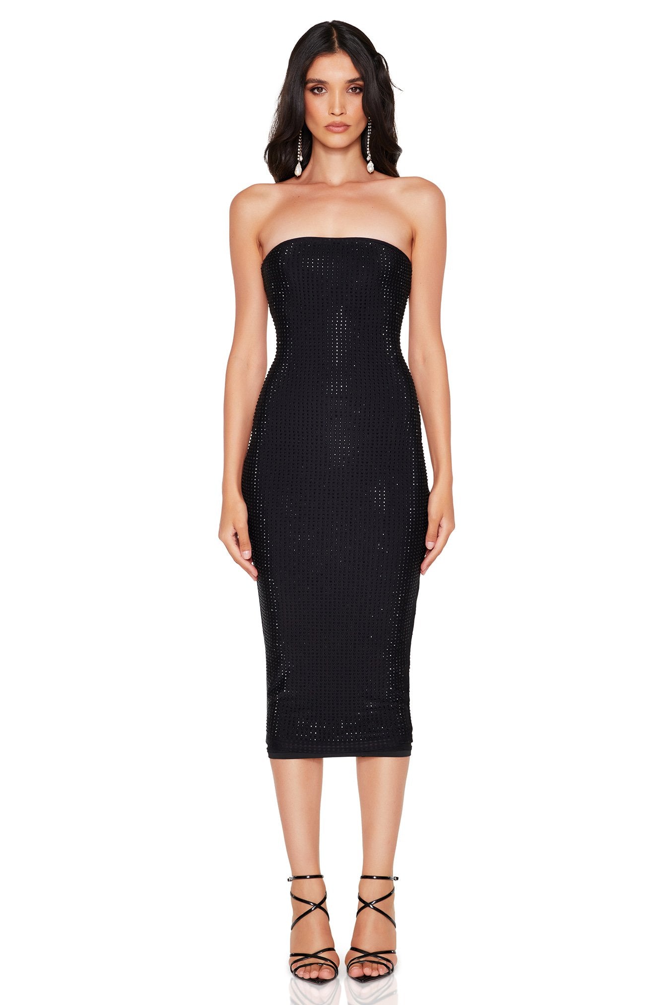 Nookie Adriana Midi Dress - Black