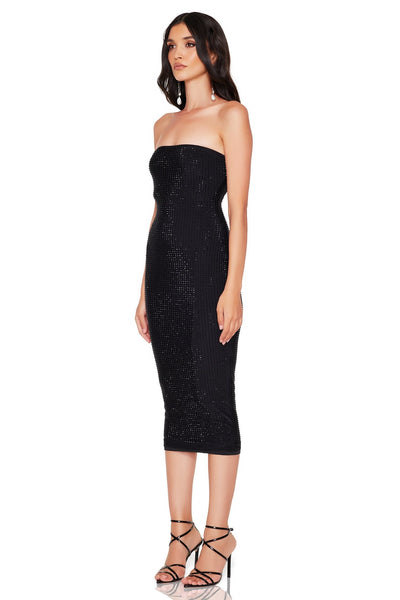 Nookie Adriana Midi Dress - Black