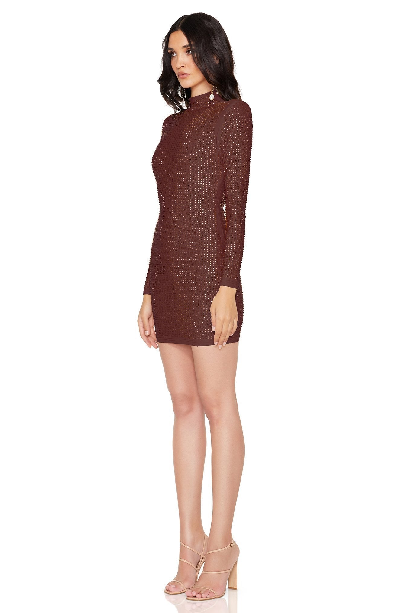 Nookie Adriana Mini Dress - Mocha