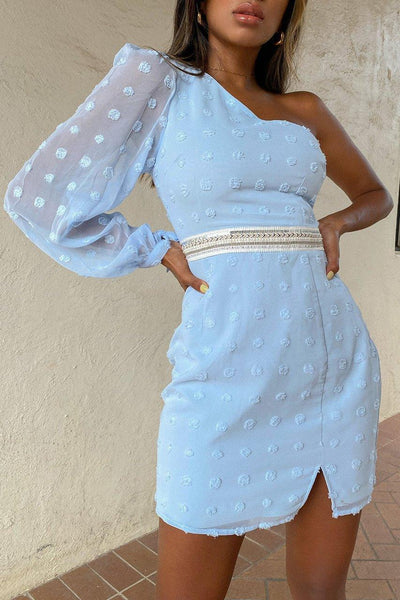 Alira Mini Dress - Sky Blue - JAUS