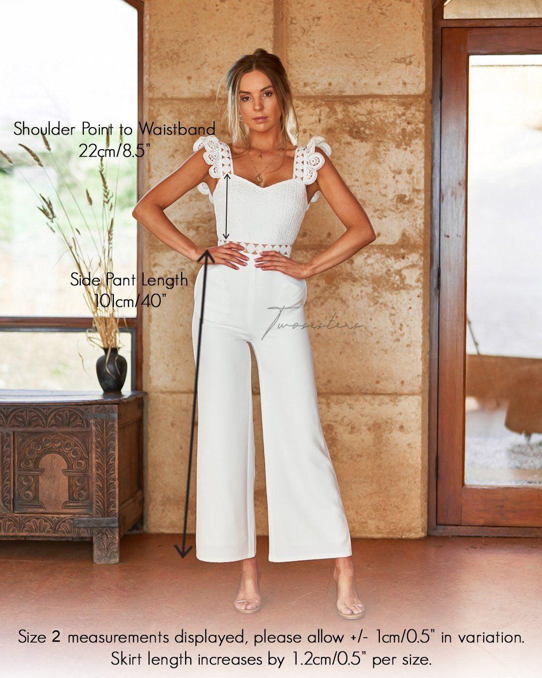 Anastasia Jumpsuit - White - SHOPJAUS - JAUS