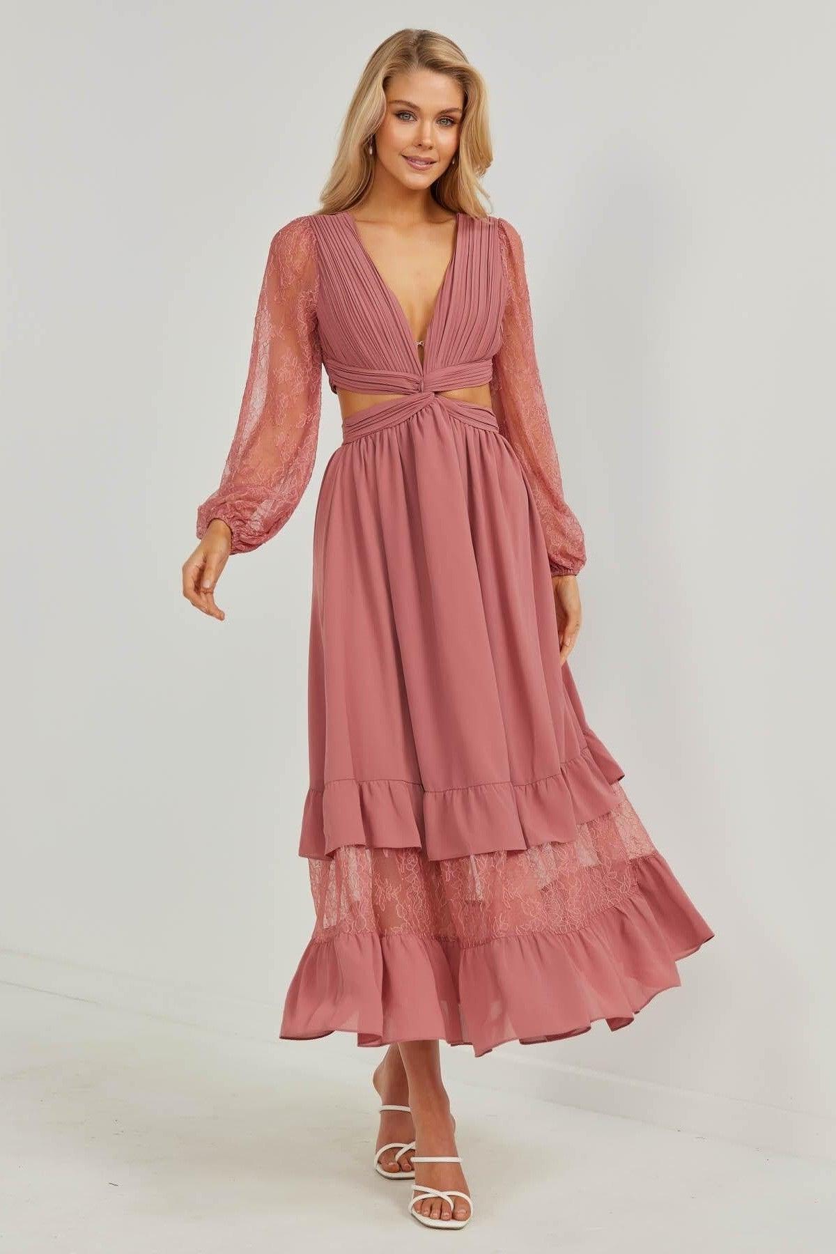 Annie Dress - Mauve - JAUS