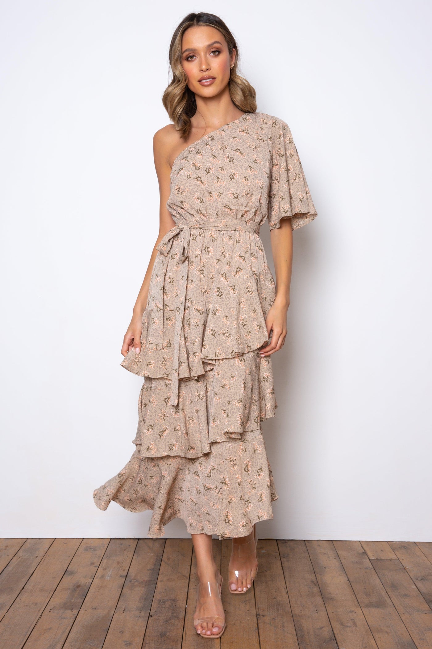 Atlantis Maxi Dress - Beige - JAUS