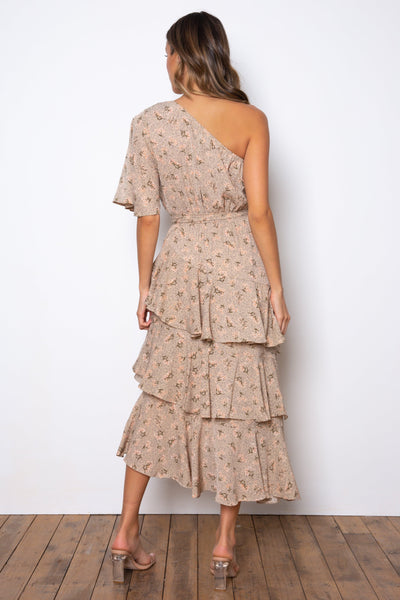 Atlantis Maxi Dress - Beige - JAUS