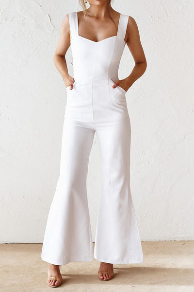 Aubrey Jumpsuit - Ivory - JAUS