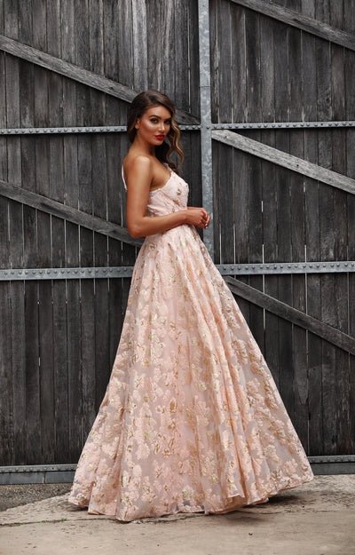 Aura Gown - Pink - JAUS