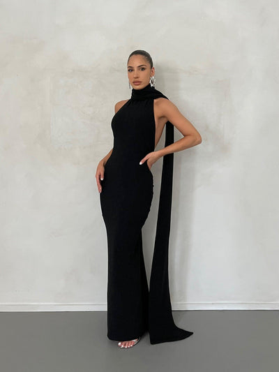 Aurora Gown - Black Foil - JAUS