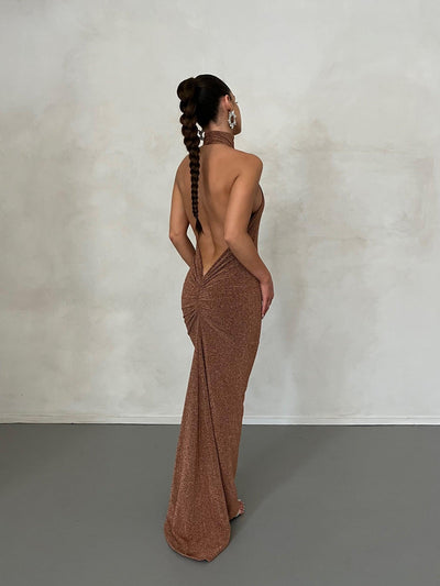 Aurora Gown - Bronze Gold - JAUS