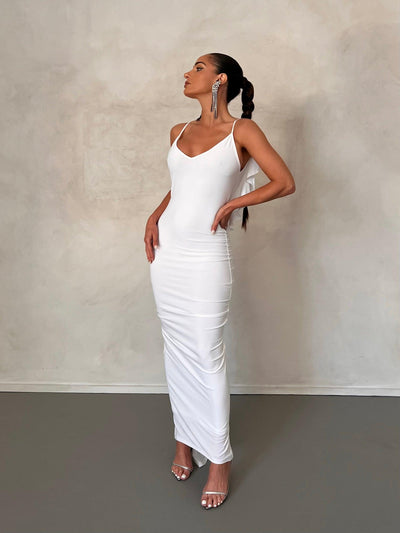 Bella Dress - White - JAUS