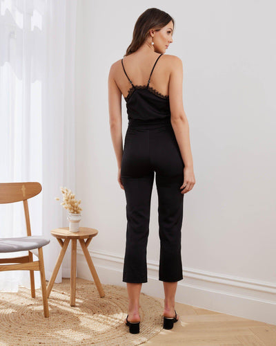 Bianca Jumpsuit - Black - JAUS