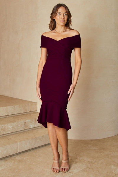 Brienne Dress - Mahogany - JAUS