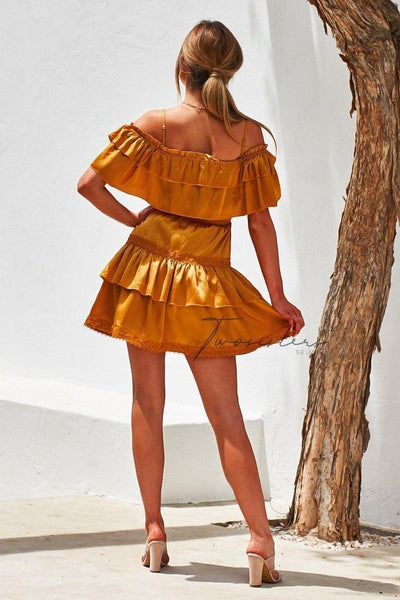 Cassie Dress - Mustard - SHOPJAUS - JAUS