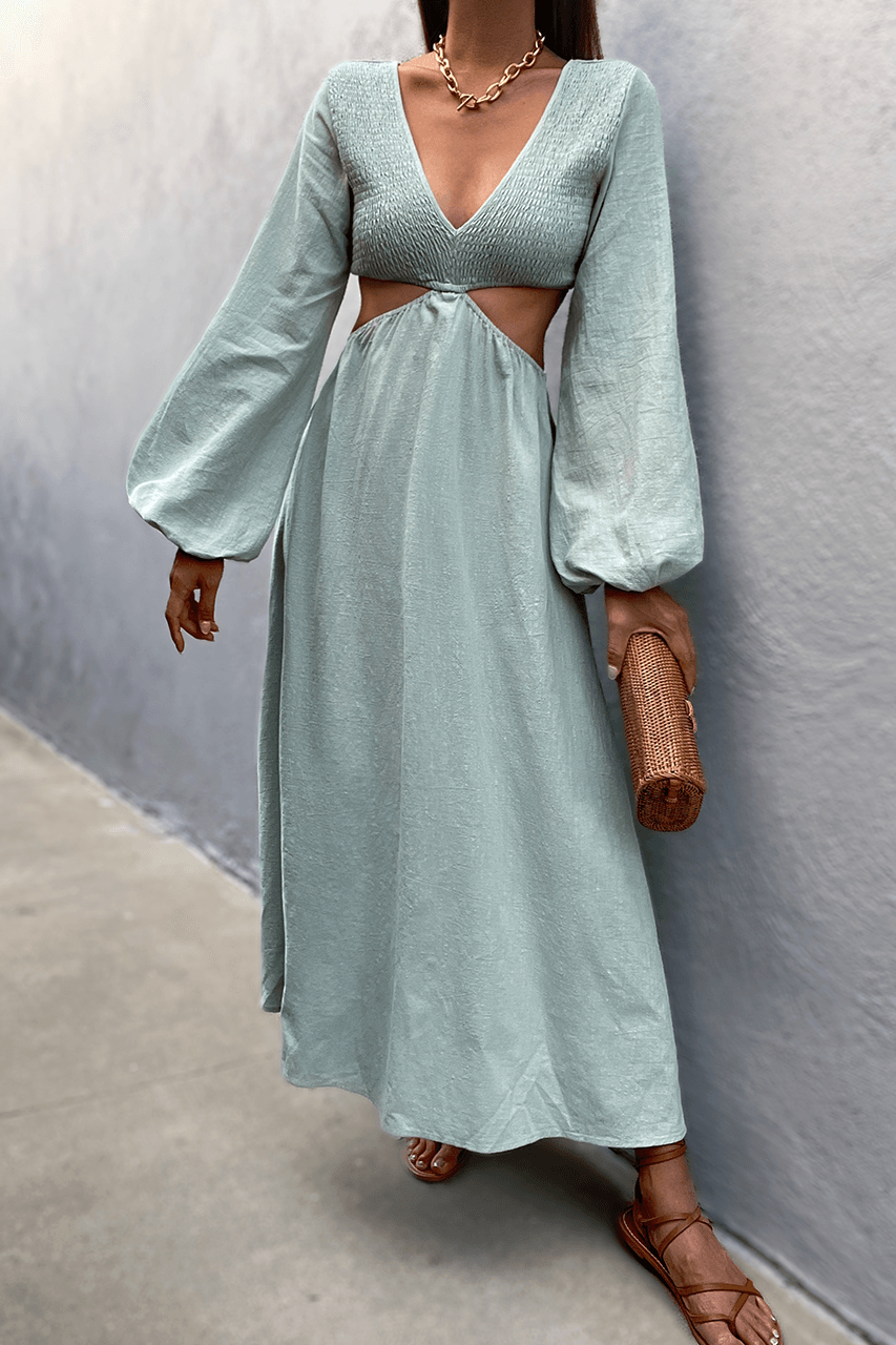 Cassie Dress - Sage - JAUS