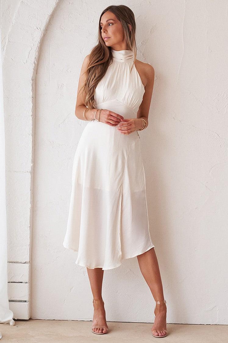 Cassini Dress - Cream - JAUS