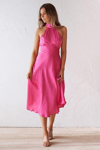 Cassini Dress - Pink - JAUS