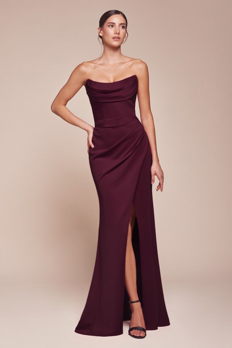 Amiya Dress - Wine