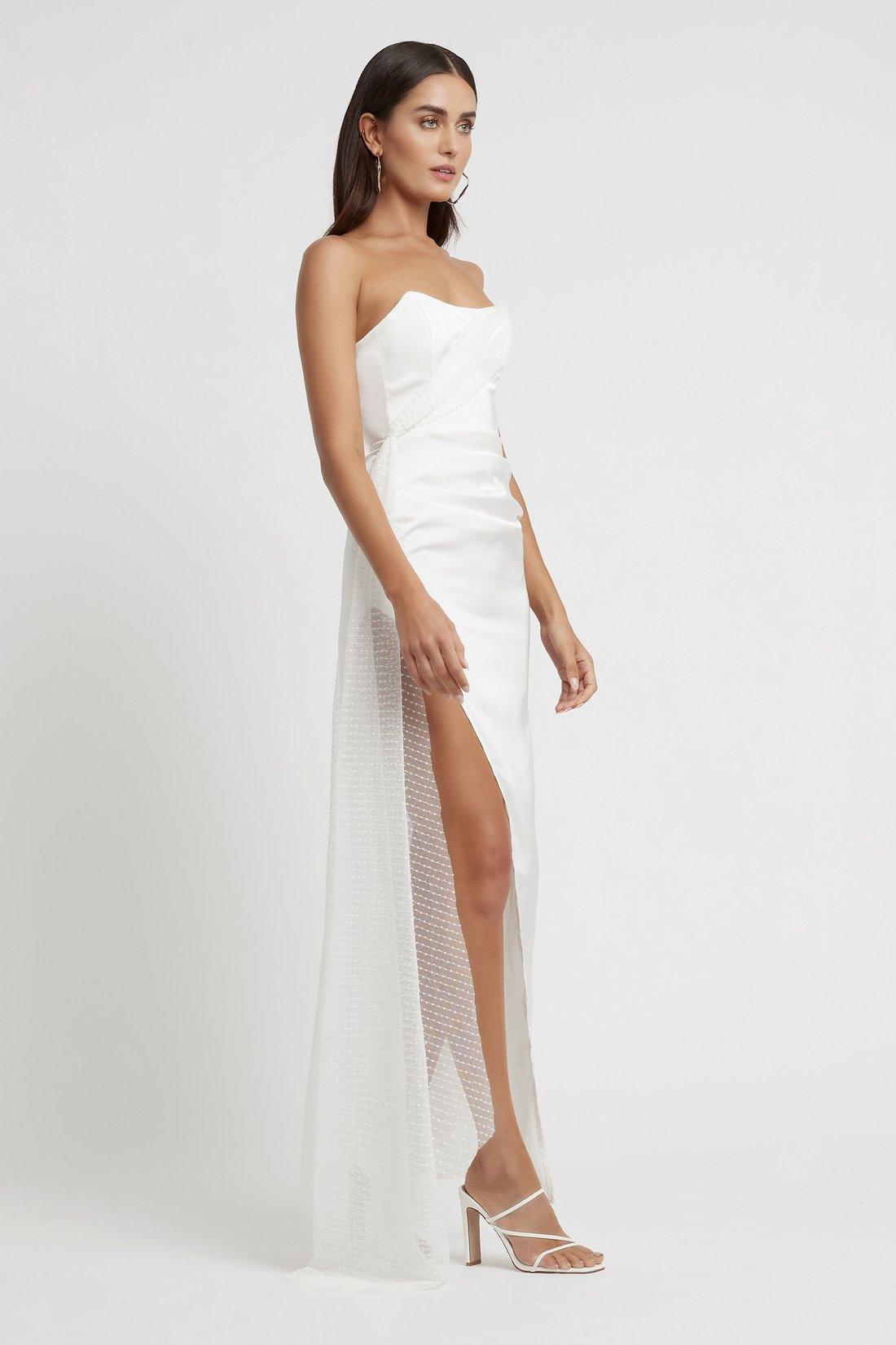 Cecilia Dress - White - JAUS