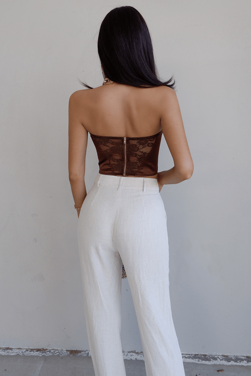 Celestite Bustier - Chocolate - JAUS