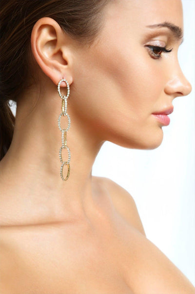 Chain Drop Earrings - JAUS