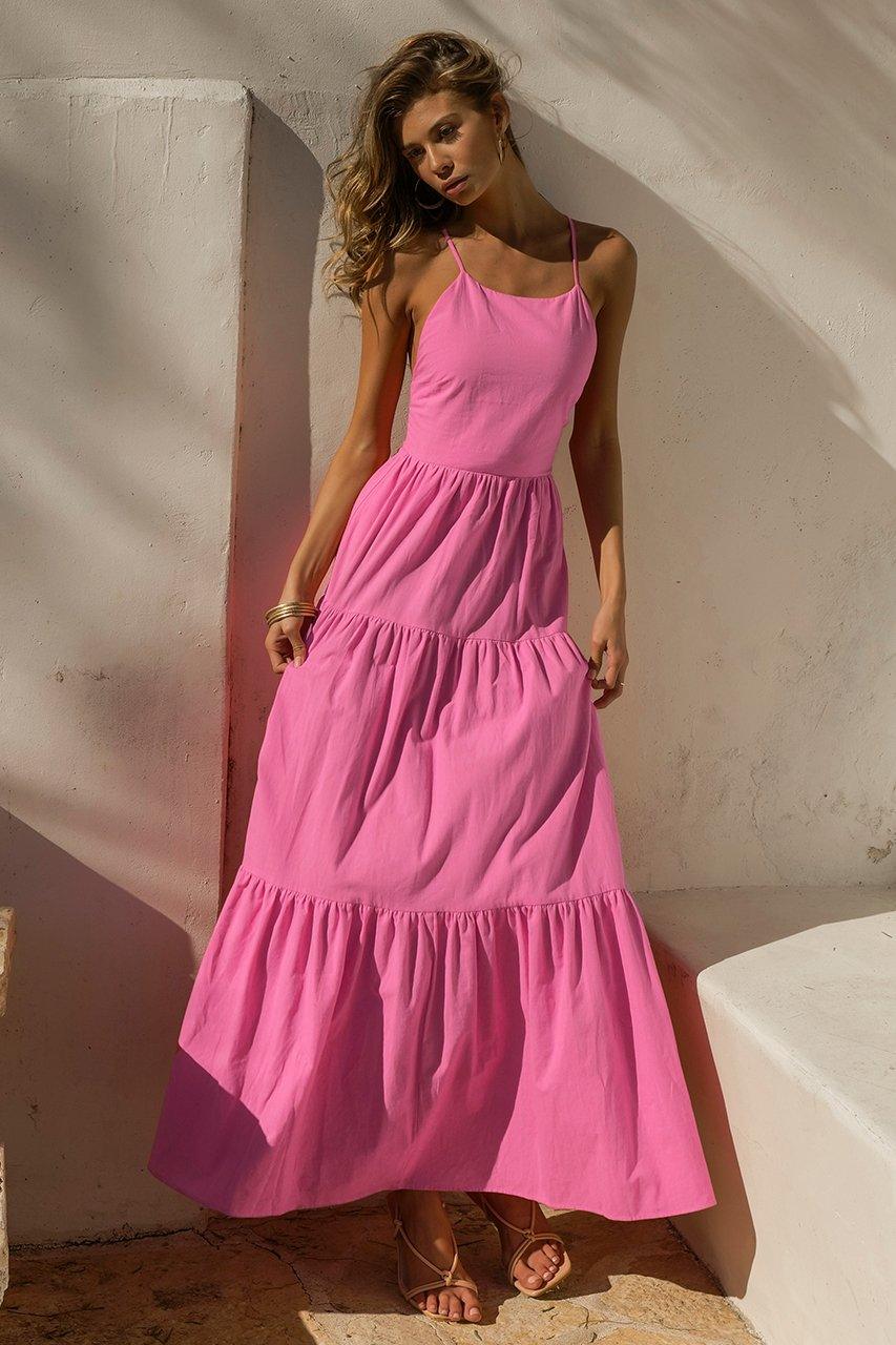 Chelsea Maxi Dress - Pink - JAUS