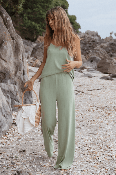 Chelsea Pants - Sage - JAUS