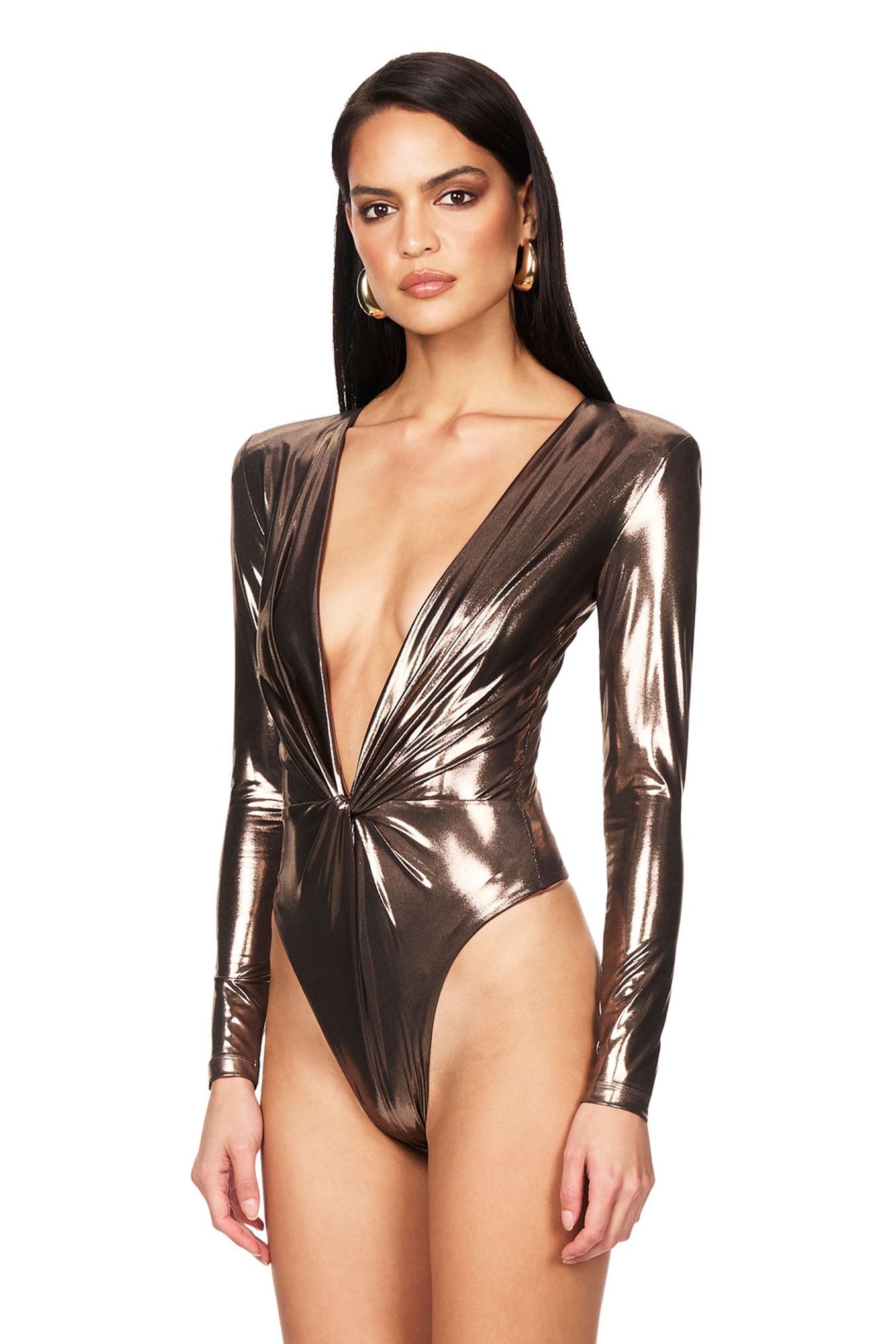 Nookie Chroma Bodysuit - Rose Gold - SHOPJAUS - JAUS