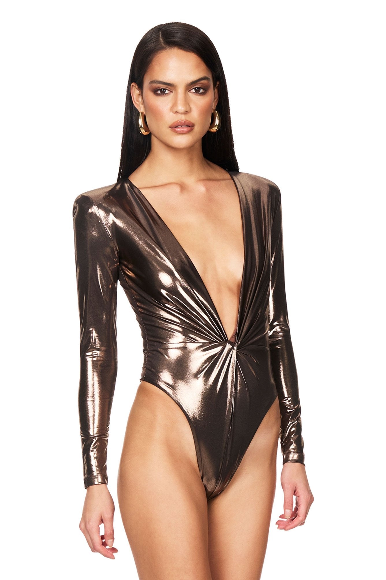 Nookie Chroma Bodysuit - Rose Gold - SHOPJAUS - JAUS