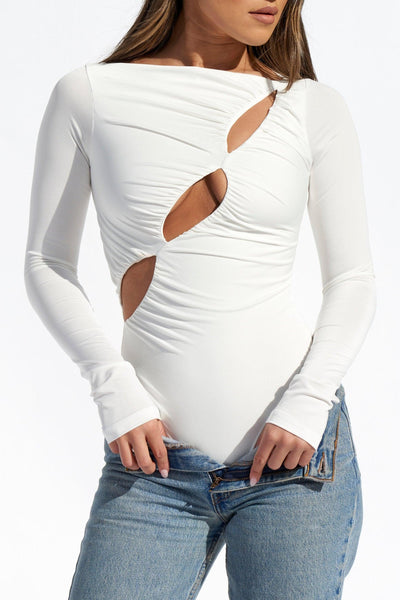 Citta Bodysuit - White - JAUS