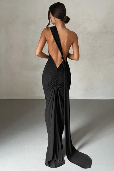 Constantina Gown - Black - JAUS