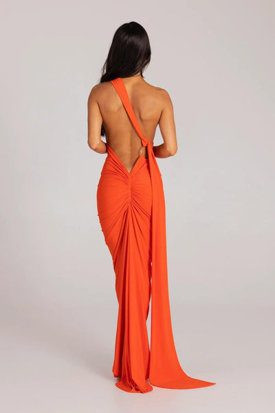 Constantina Gown - Tangerine - JAUS