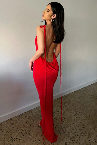 Cristina Gown - Red - JAUS