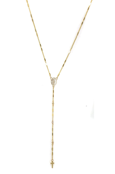 Cross Necklace - 18k Gold Plated - JAUS