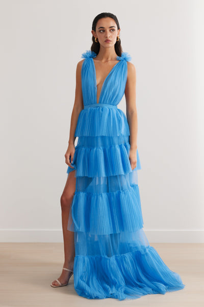 Zendaya Dress - Blue - SHOPJAUS - JAUS