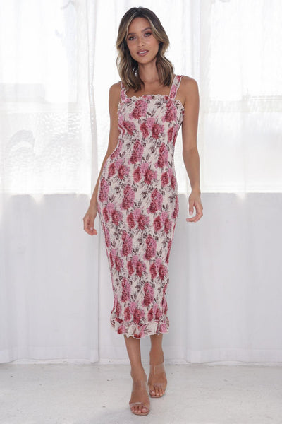 Dakota Dress - Cream Floral - JAUS