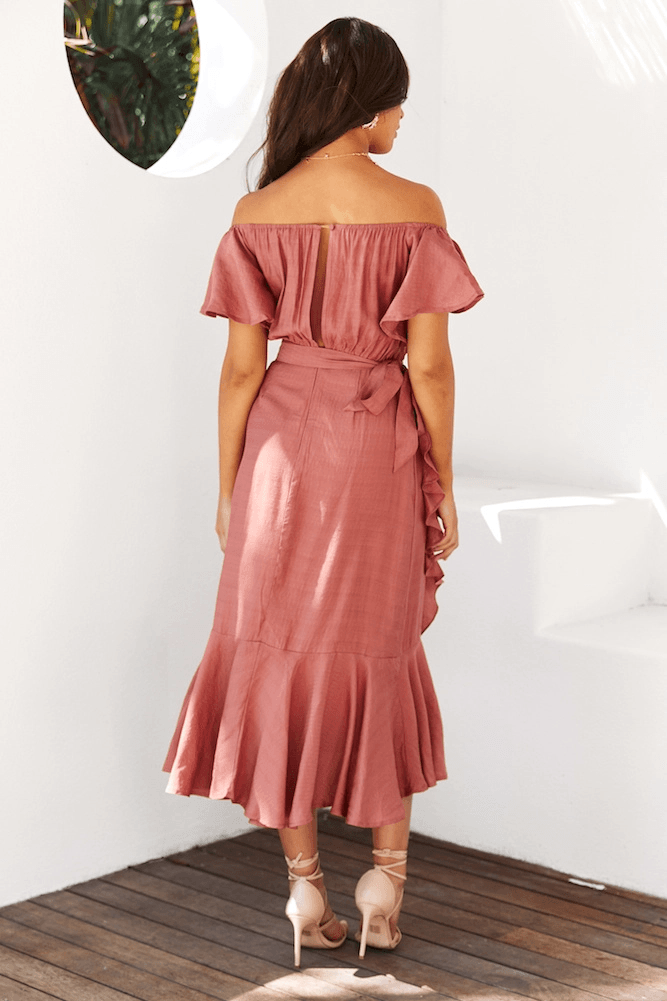 Dalila Dress - Rose - SHOPJAUS - JAUS